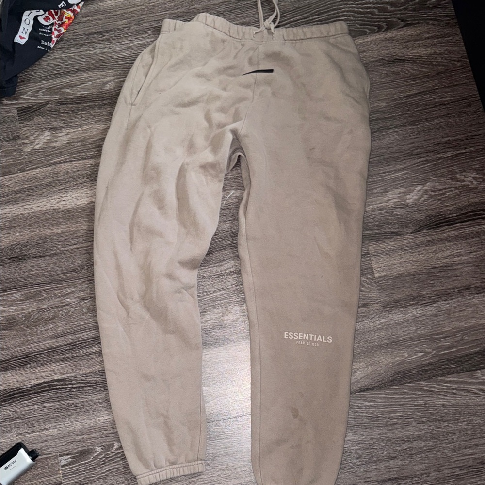Essentials Men's Beige Joggers